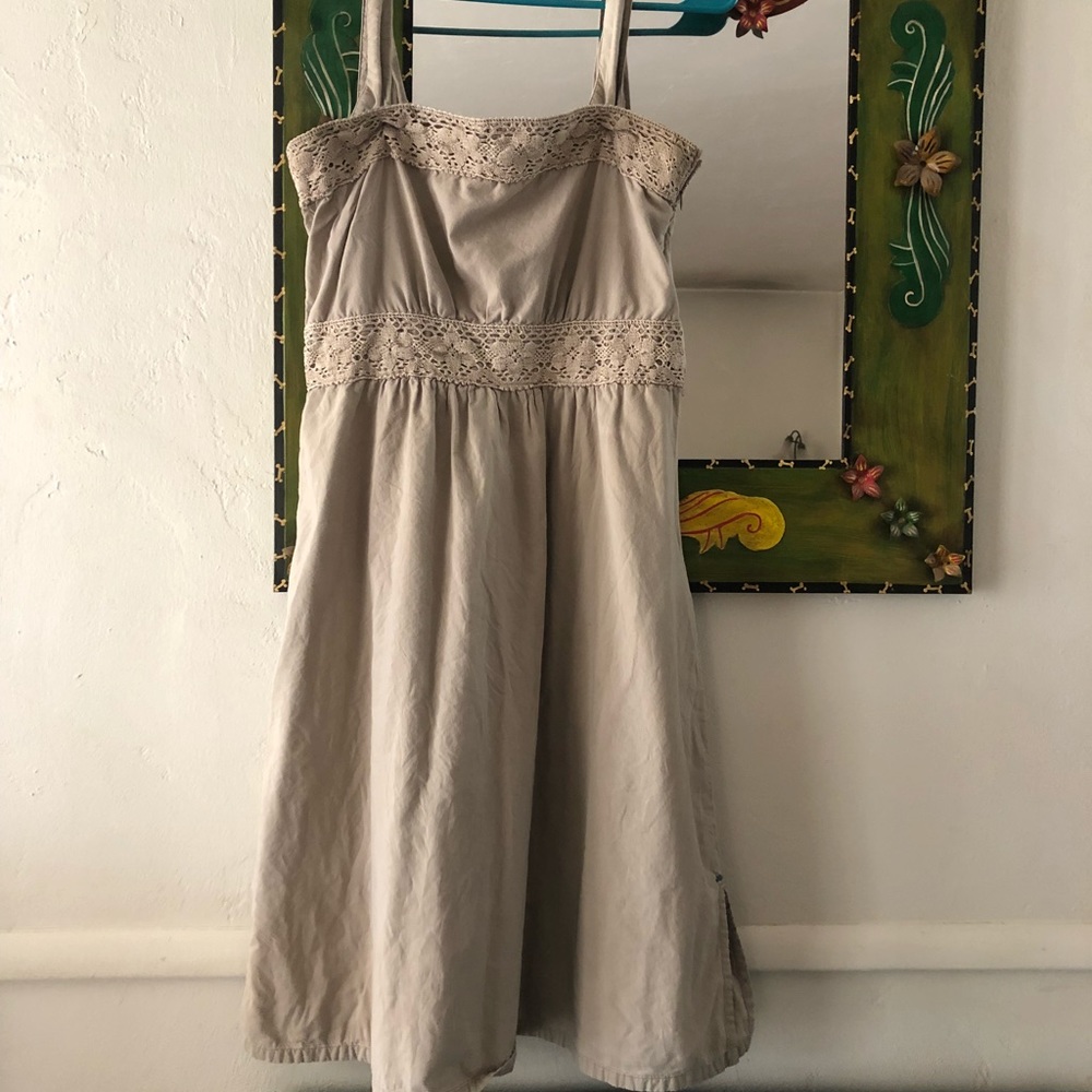 DONATED Mavi Tan Dress